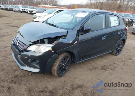 2024 Mitsubishi Mirage Black Edition/Ralliart/Se z USA, uszkodzony, nr VIN ML32AWHJXRH022319